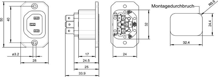 Actual product image Bachmann Cold-device connector