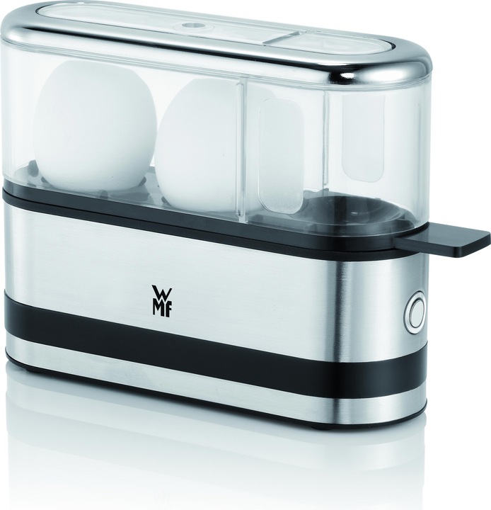 KITCHENminis 2-egg cooker with egg pick, BPA-free Tritan (EU plug)