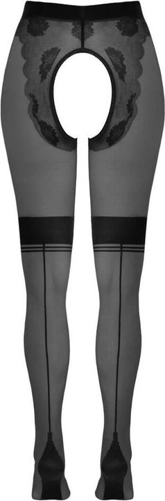 Produktbild Cottelli Collection Strumpfhose ouvert (4)