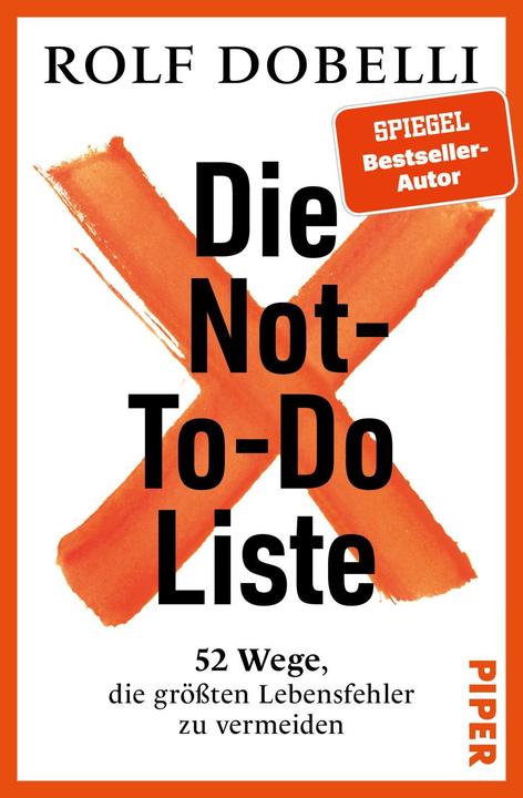 Actual product image Piper Die Not-To-Do-Liste (German, Rolf Dobelli, 2024)