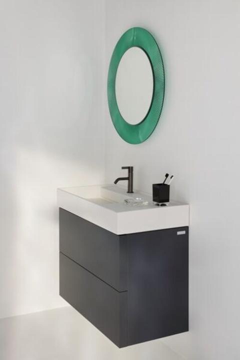 Image du produit Laufen Armoire haute KARTELL 1300x400x235mm charnière à gauche blanc mat