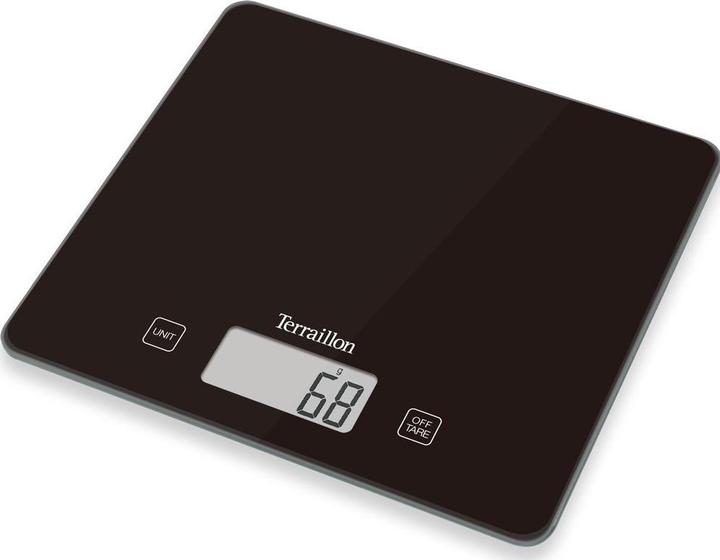 Terraillon KEG41019BK Werkblad Rechthoekige Elektronische Keukenweegschaal
