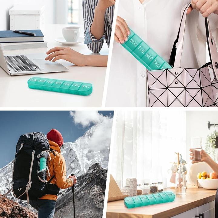 Immagine prodotto Cbx Tablettenbox 7 Tage – Wochen Pillendose mit grosser Kapazität