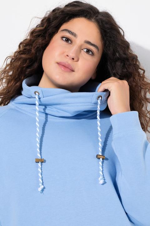 Produktbild Ulla Popken Sweatshirt, weiter Stehkragen, Taschen, Raglan-Langarm (60)