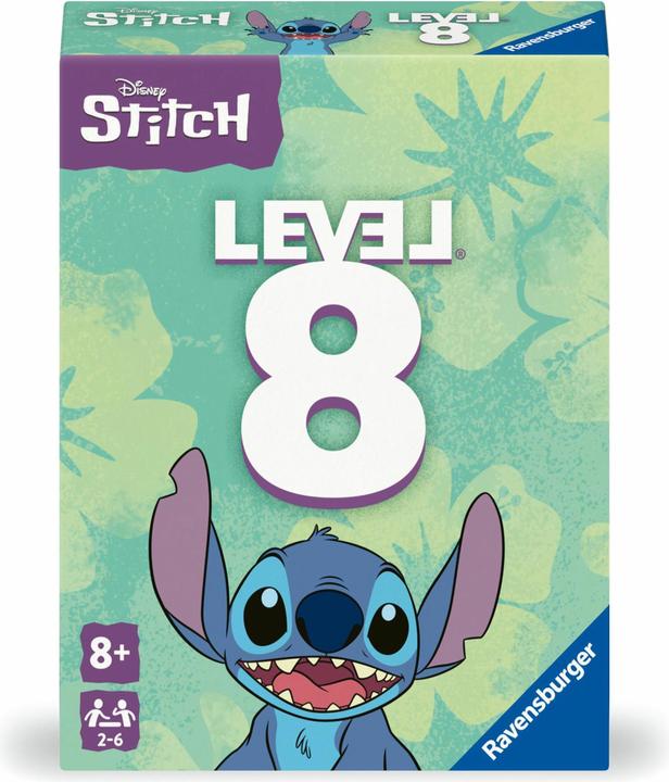 Produktbild Ravensburger 24700 - Disney Stitch Level 8 - Das beliebte Kartenspiel für 2-6 Spieler und (Deutsch, Englisch, Französisch, Italienisch, Niederländisch, Portugiesisch, Spanisch, 2 - 6 Spieler)