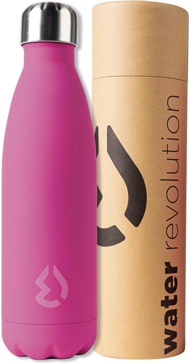 Produktbild Water Revolution Botella Edelstahl Flachmann Premium 500ml Fuchsia (0.50 l)