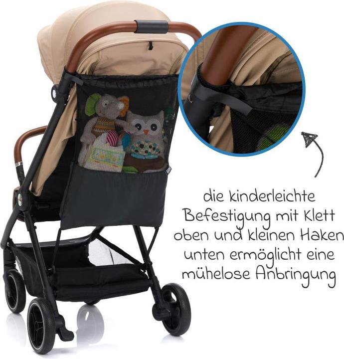 Actual product image Fillikid Kinderwagentaschen Taschennetz für Kinderwagen & Buggys - S