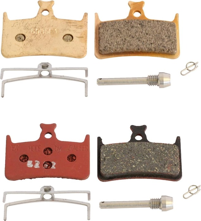 Actual product image Hope TECH E4 and Mono M4 brake pads (Hope, Sintered metal)
