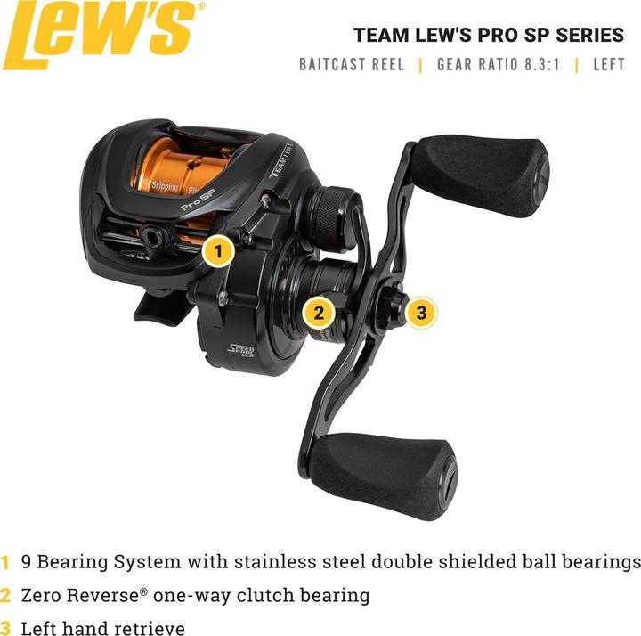 Image du produit Lew's Moulinet Pro SLP 8.3:1 Left Hand