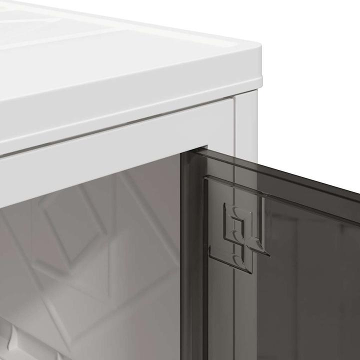 Actual product image vidaXL Storage box with wheels Stackable 28 L (28 l)