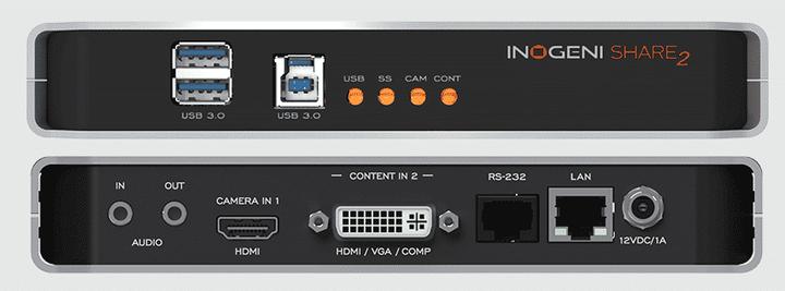 Actual product image Inogeni Camera Mixer SHARE2 HDMI/DVI-I - USB 3.0