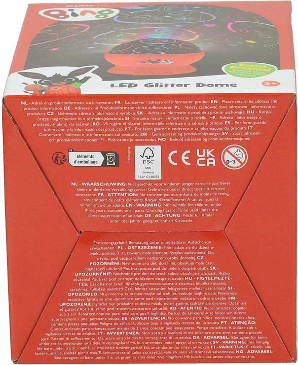 Actual product image Bing LED-Glitzerkuppel