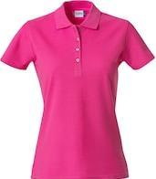 Actual product image Clique Ladies polo shirt Basic 028231, cotton, cherry, size XL (XL)