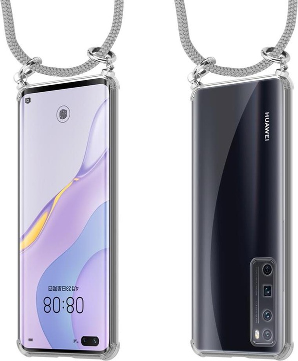 Produktbild Cadorabo TPU Handy Kette SILBER Cover
