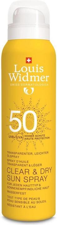 Immagine prodotto Louis Widmer Soleil Clear & Dry Sun 50 Profumo 200 ml (Spray solare, SPF 50, 200 ml, 206 g)