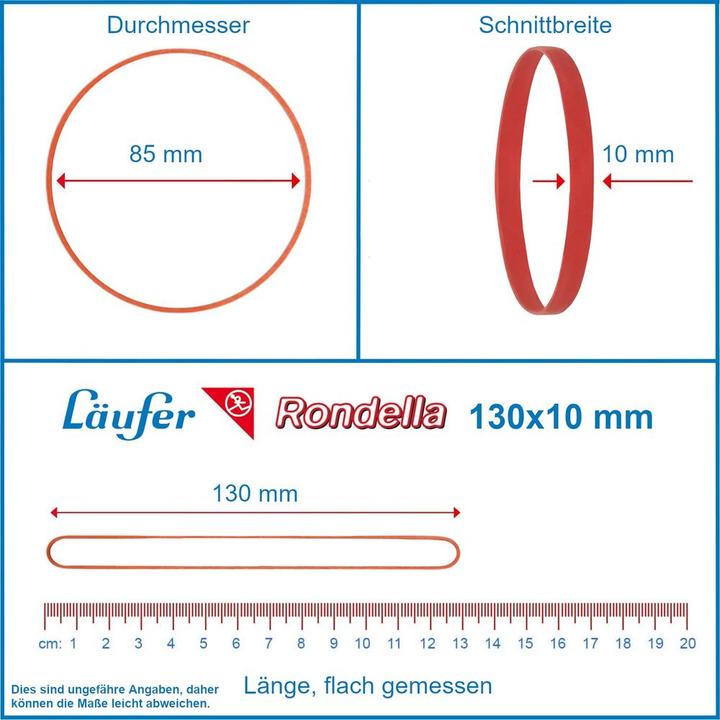 Immagine prodotto Läufer Elastico 10 x 130 mm, 500 g (1 pz.)
