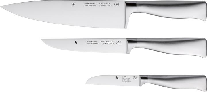 Produktbild WMF Messerset Küchenmesser 3tlg Grand Gourmet Made in Germany Spezialklingenstahl PC (20 cm)