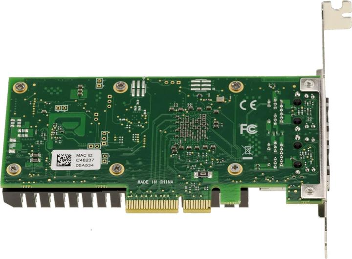 Produktbild Kalea-informatique PCIe x4 netwerkcontrollerkaart met 2 poorten 10 Gigabit Ethernet RJ45 met Intel X550 10G chipset (PCI-E x4)