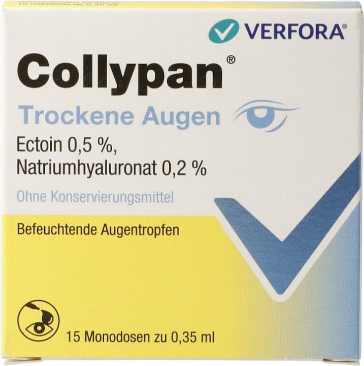 Produktbild Collypan Trockene Augen Monodosis (0.35 ml, 15 Stück)