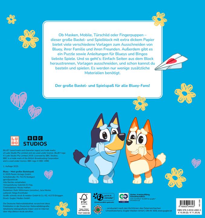 Produktbild Panini Bluey: Mein grosser Bastelspass