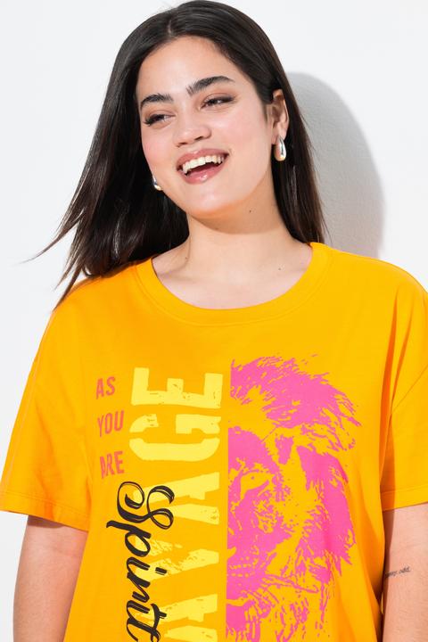 Actual product image Angel of Style T-Shirt, Boxy Fit, Statement/Tigerkopf Motiv (48)