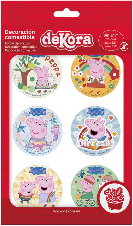 Actual product image Dekora Peppa Pig (6x)