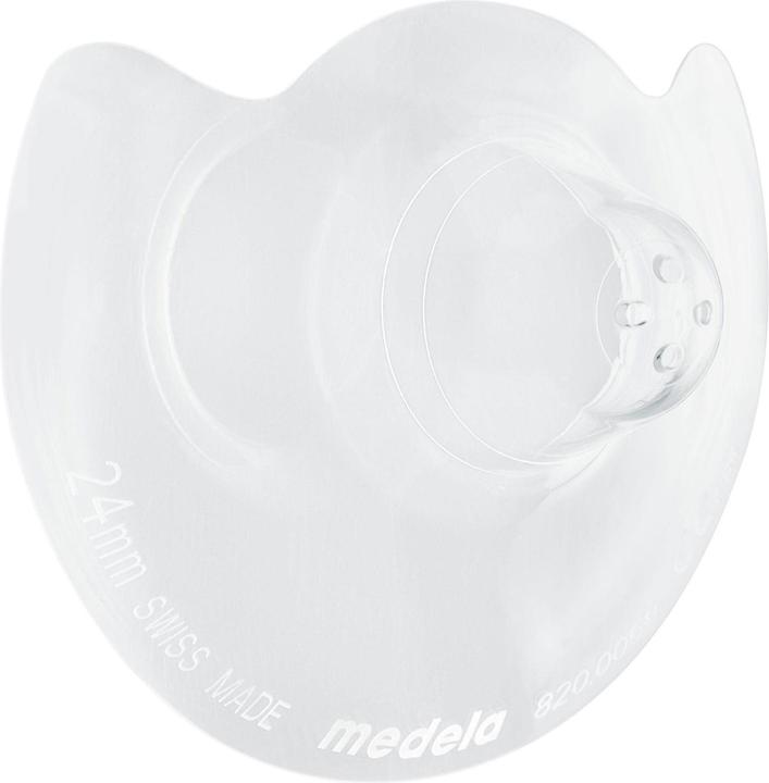Actual product image Medela Contact nipples L ( Ø 24mm), 2 pieces with storage box (L)