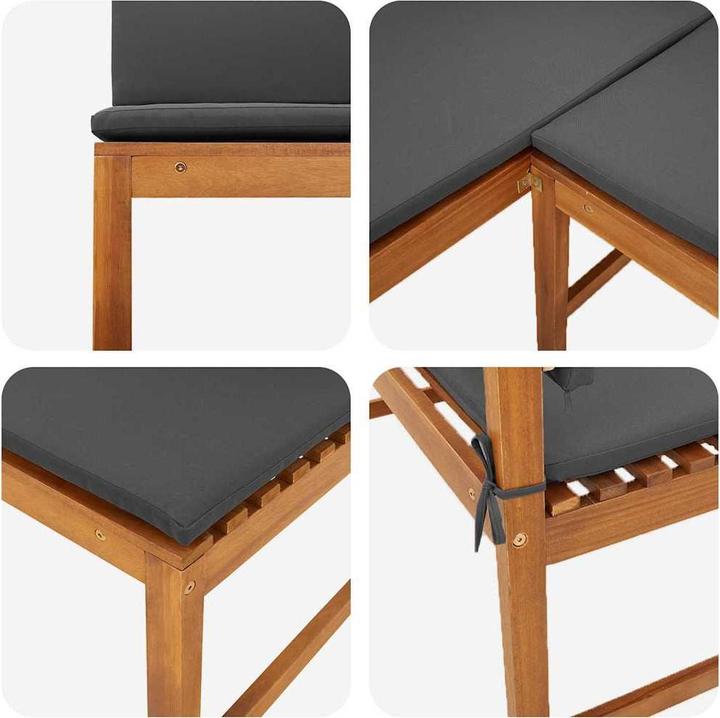 Produktbild vidaXL Gartenbänke Set