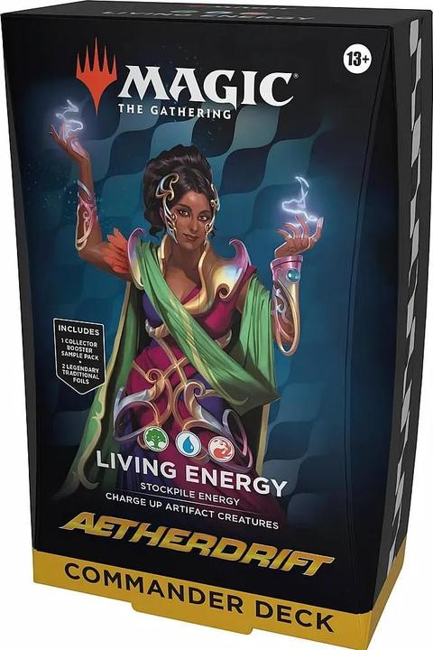 Produktbild Magic the Gathering Magic: The Gathering Aetherdrift Commander-deck â€“ Living Energy (Englisch, Deck)