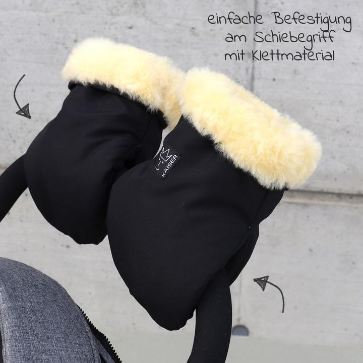 Image du produit Kaiser Gants de poussette Mitt avec fourrure d'agneau