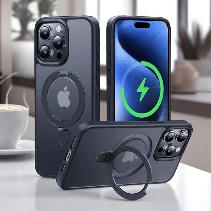 Immagine prodotto RPD Apple iPhone 14 Pro Max - MagSafe Stand Etui mit Kameraschutz, orange, Matt (Apple iPhone 14 Pro Max)