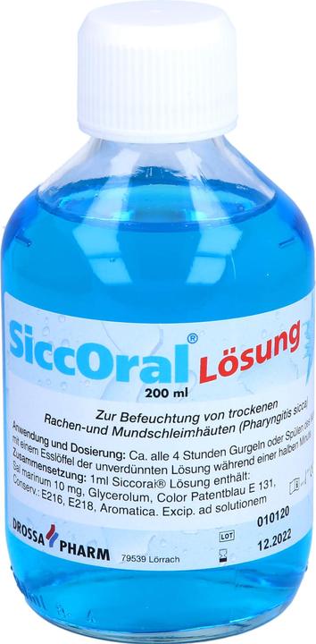 Actual product image Siccoral Lösung (200 ml, Mouthwash)