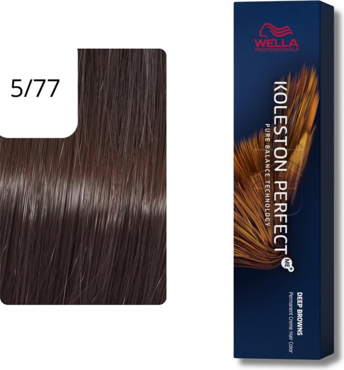 Actual product image Wella Koleston Deep Browns (5/77 Light brown Brown Intensive)