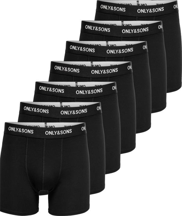 Produktbild Only & Sons ONSFITZ 7-pack Boxershorts Shorts (S, 7er Pack)