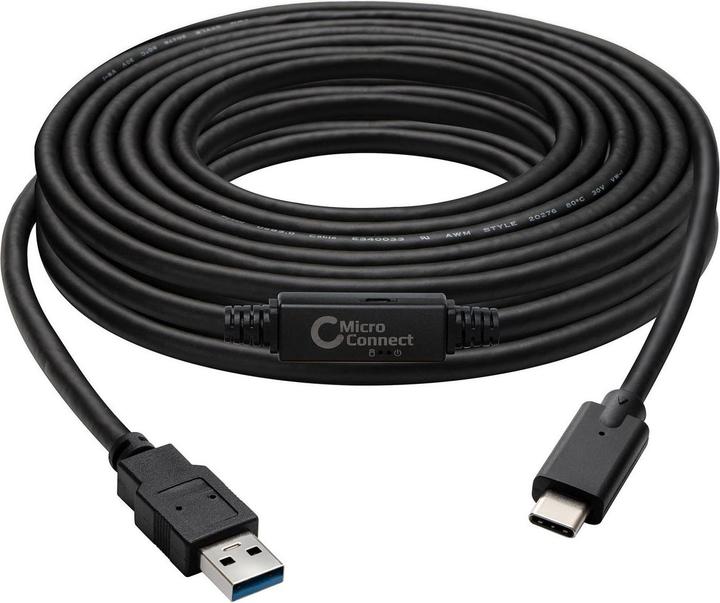 Actual product image MicroConnect USB-C to USB 3.0 A cable, 5m (5 m, USB 3.2 Gen 1)