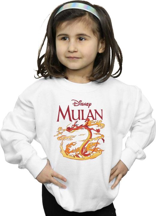Produktbild Disney Mulan Mushu Dragon Fire Sweatshirt Mädchen (140, 146)