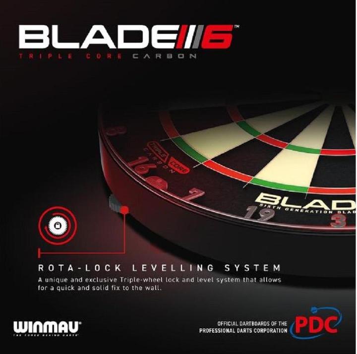 Produktbild Winmau Dartboard Blade 6 Triple Core Carbon
