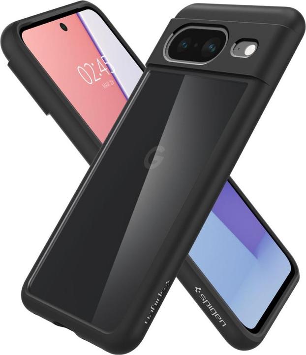 Actual product image Spigen Ultra Hybrid Google Pixel 8 czarny/black ACS06280 (Google Pixel 8)