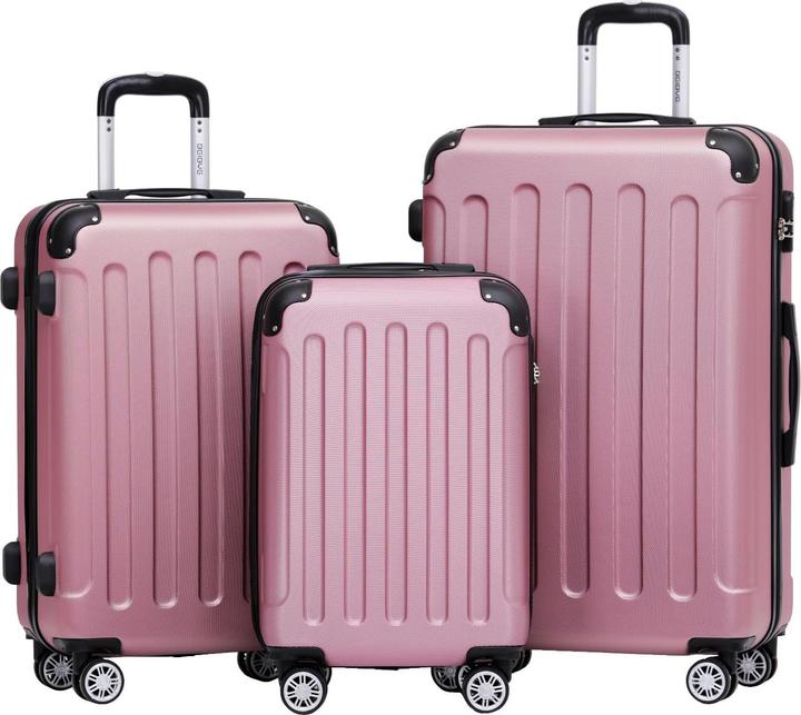 Image du produit Beibye Reisekoffer-Set mit Zwillingsrollen (3-teilig)