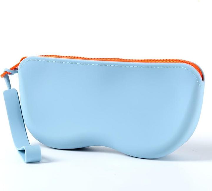 Only-Bags.Store Silikon-Brillenetui, minimalistisches Design, langlebig, wasserdicht, RFID-Blockierung, mit