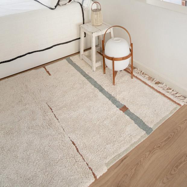 Actual product image Lorena Canals Rug Lanes Vintage Blue - XS (90 x 130 cm)