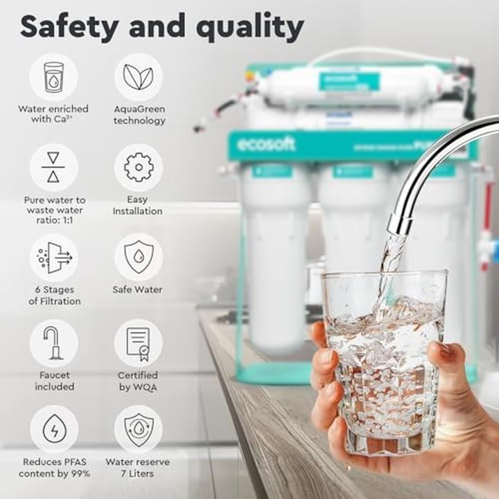 Image du produit Ecosoft Système de filtration d'eau par osmose inverse avec minéralisation du calcium