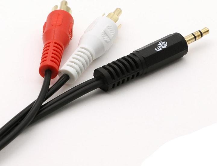 Productafbeelding Kabel 3,5mm Mini-jack -2x RCA M/M 2,5m (2.50 m, Cinch kabel)