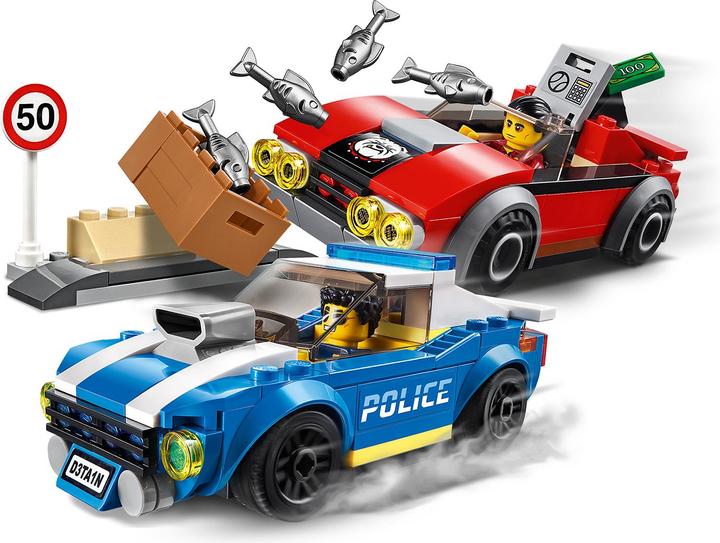 Produktbild LEGO Festnahme auf der Autobahn (60242, LEGO City)