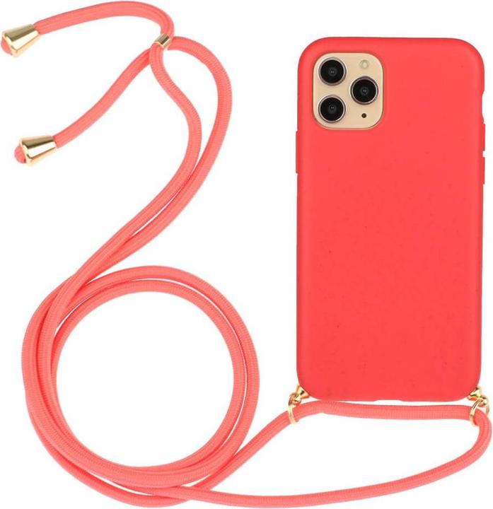 Actual product image Cover-Discount iPhone 15 Pro Max - Eco-Friendly Case with Chain red (Apple iPhone 15 Pro Max)