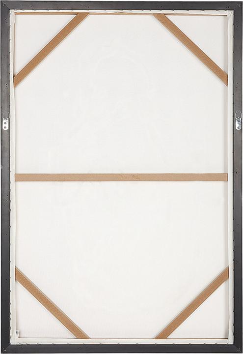Produktbild Beliani Leinwandbild braun / weiss Frauenmotiv 63 x 93 cm FELTRINA (63 x 93 cm)