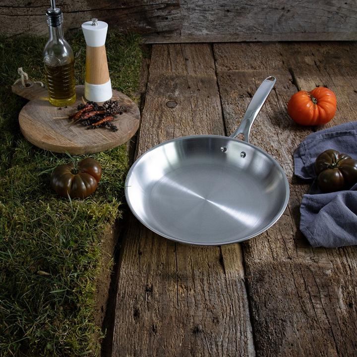 Produktbild Cristel Bratpfanne Castel'Pro 24 cm (Bratpfanne, Edelstahl, 24 x 4 cm)