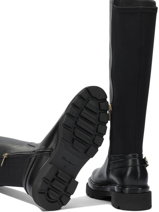Image du produit Santoni Leather knee-high boots (39)