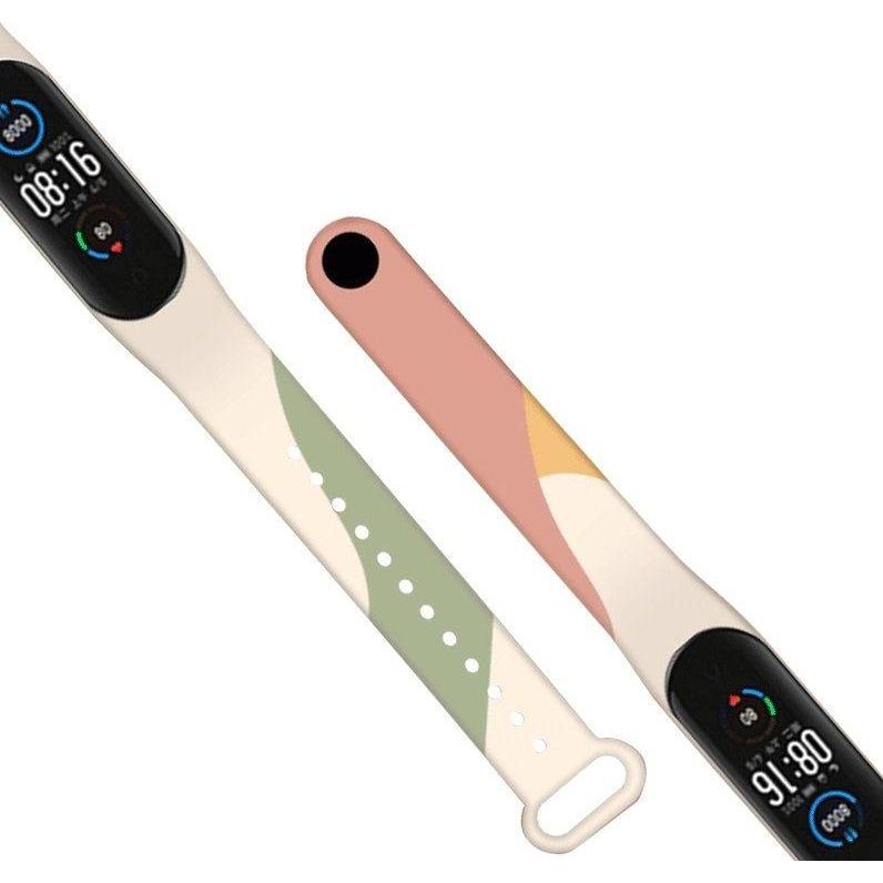 Hurtel Strap Moro Wristband for Xiaomi Mi Band 4 / Mi Band 3 Silicone Strap Camo Watch Bracelet (5) (Mi Band 3), Uhrenar...