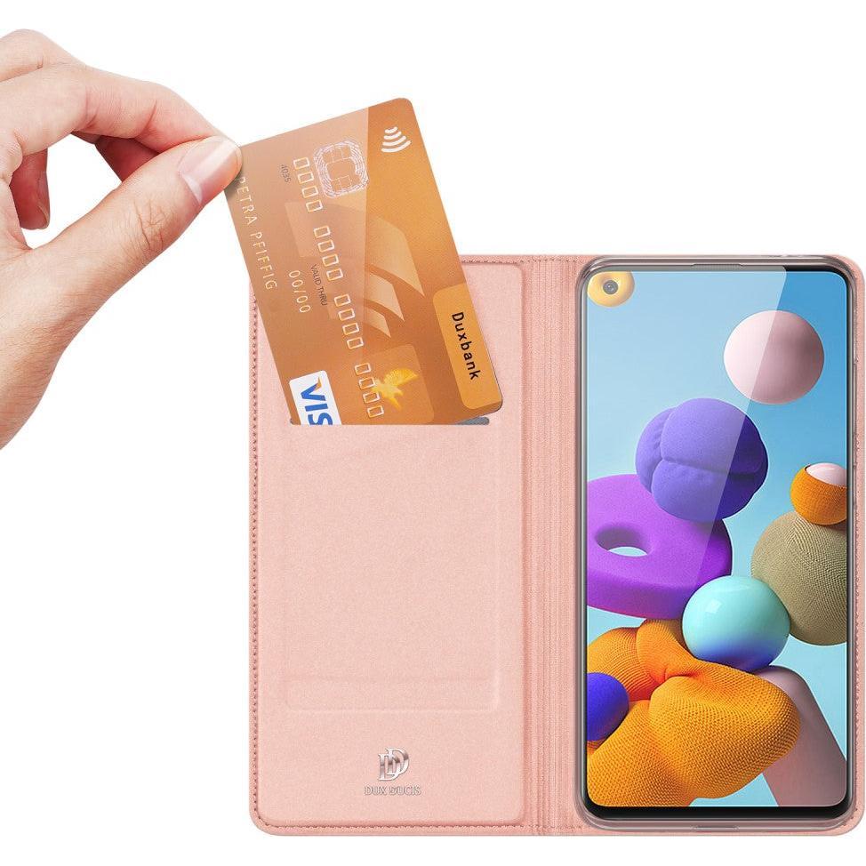 Thumbnail - Dux Ducis Skin Pro Series Bookcover (Samsung Galaxy A21s), Smartphone Hülle, Rosa